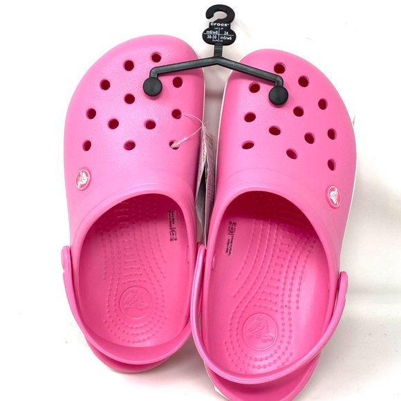 🌸Sale🌸 Crocs Crocband Clog Pink Lemonade Women’s Size 9 11016-62P - Picture 5 of 8